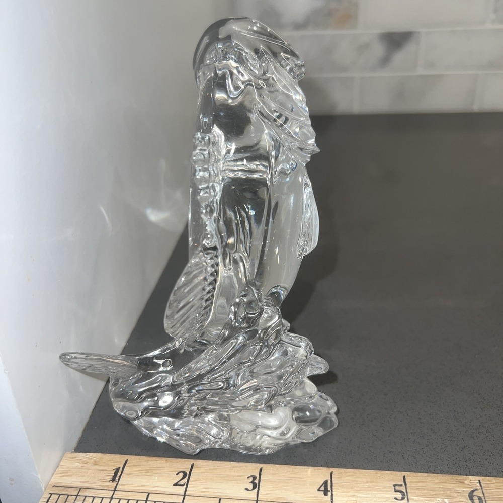 LARGE MOUTH BASS LEAD CRYSTAL PRINCESS HOUSE WONDERS OF THE WILD FISH FIGURINE - Picture 6 of 8